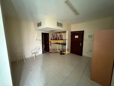 English: Clean Studio for Rent in Al Qasimia Al Nad – AED 25K