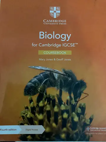 Used Cambridge IGCSE Biology Coursebook (4th Edition) — Mary Jones  Geoff Jones
