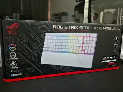 ( SEALED) ROG Strix Scope II 96 Wireless Mechanical Keyboard (White)
