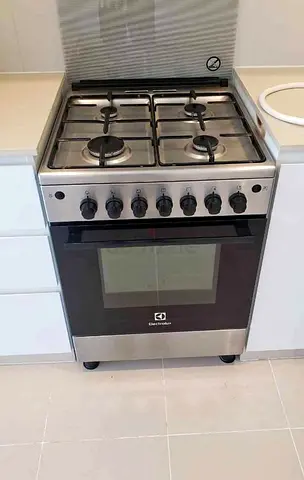 Electrolux 4-burner gas range with oven - used
