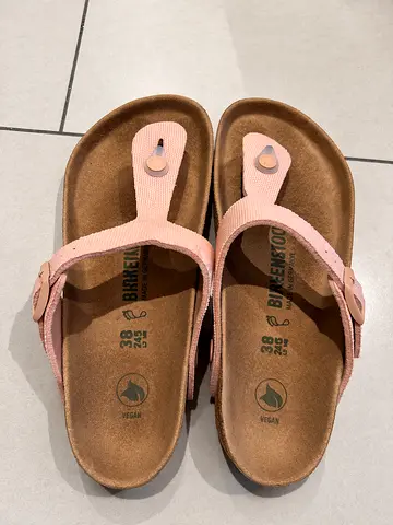 Birkenstock Pink Gizeh Sandals Size 38