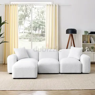 Extra thick seats L shaped couch