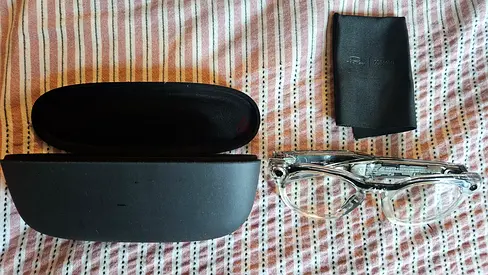 Oakley Meta HSTN clear frame limited edition