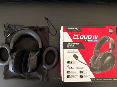 HyperX Cloud 3 S Wireless Gaming Headset - like new