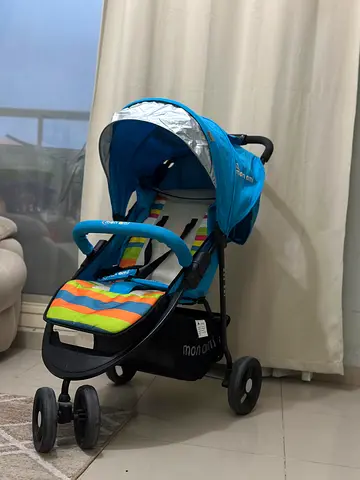 Monami blue lightweight stroller - good condition