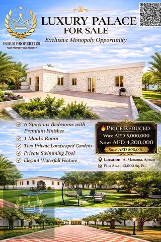 منزل ريفي فاخر مكون من 5 غرف نوم للبيع للمستثمرين || شلال || مسبح || حديقة خاصة فاخرة || غرفة للخادمة || موقع هادئ