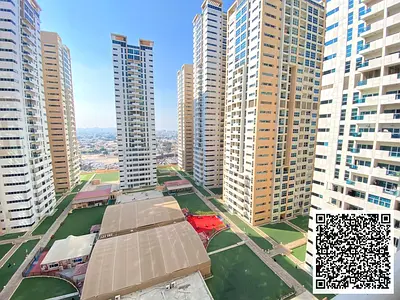 Spacious 1,400 sq ft apartment for cash sale in Ajman One Towers – Gym + Swimming Pool + Gardens