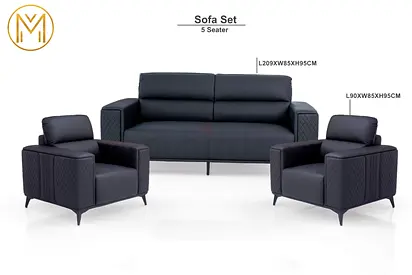 Executive sofa set 3 1 1
