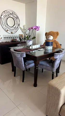 solid wood dining table