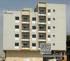 For annual rent: a two-bedroom apartment with a living room in Al Jurf 3, behind the China Mall, Ajm