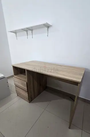 My wooden study/computer desk with 2 drawers — good condition