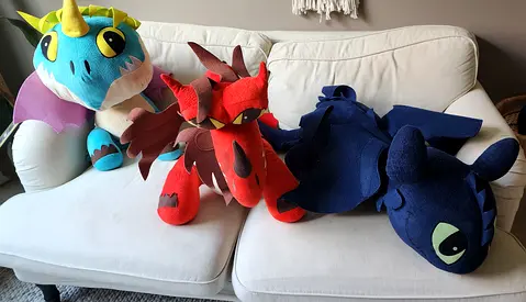 Collection of Plush Dragons How to train my dragon
