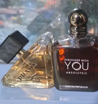 Set: Emporio Armani Stronger With You Absolutely + Prada Designer Perfume