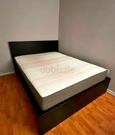 IKEA malam bed with mattress 140x200cm