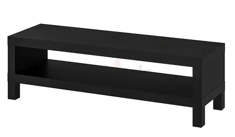 TV Bench, black brown, 120x35x36cm (50% discount - excellent condition)