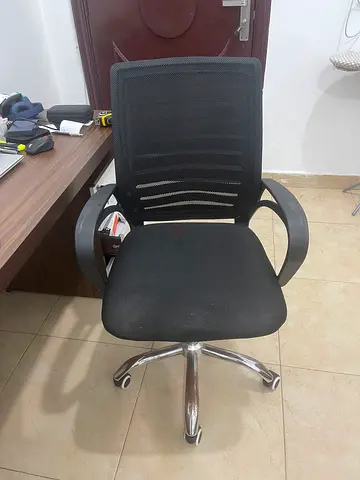 Office with movable chair