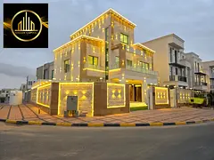 For sale: a two-story villa with a roof. The villa is on the main street.