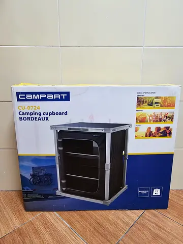Campart Camping Cupboard - Bordeaux (Unused, In Original Box)