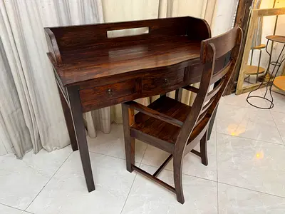 Marina Solid Wood Disk with chair