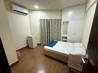 Private Furnished Studio Room with attached bathroom | Kitchen | Balcony