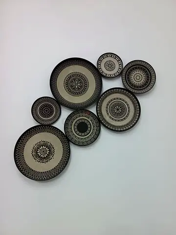*New* Patterned Wall Plates (Quick Sell)