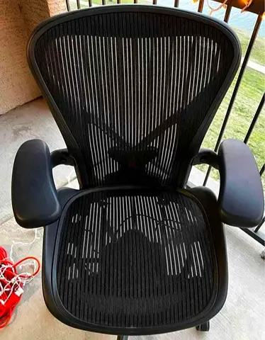 Herman Miller Size B Aeron Classic Office Chair fully loaded