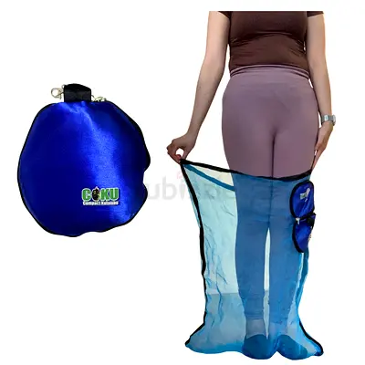 Kulambo Mosquito Net Compact Knee Length Made in Philippines - Blue