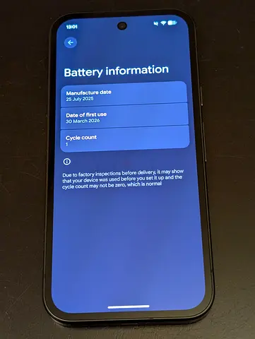 Google Pixel 9a Almost New -used for 10 days only