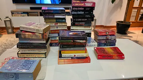 Used Paperback Fiction Collection — Jojo Moyes, Nicholas Sparks, Paulo Coelho, Sidney Sheldon  More