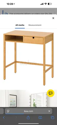 Ikea Dresses Table Bamboo