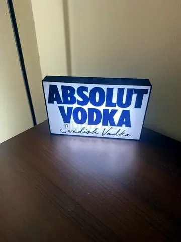 Absolute Vodka LED sign