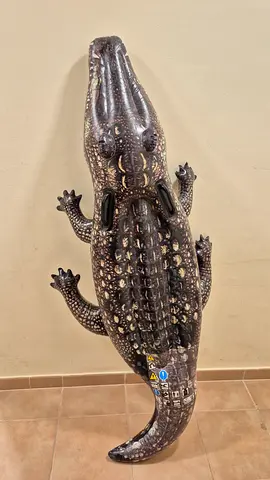 Inflatable Crocodile Pool Float - Good Condition (Intex)