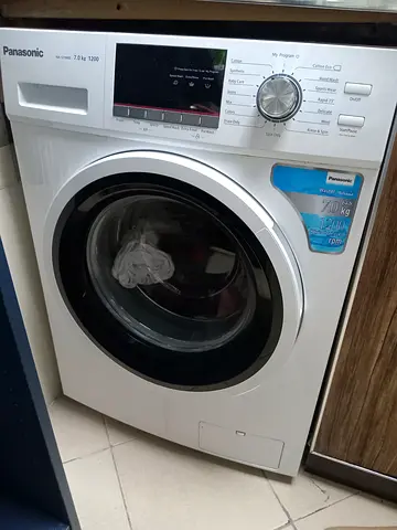 Panasonic 7 kg Front Load Washing Machine, Fully Automatic, ‎1200 RPM, Color White Model – NA127MB2