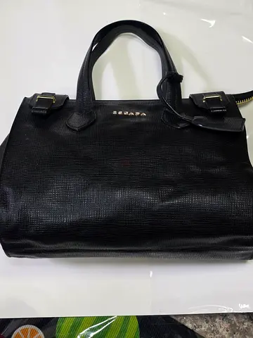 Black Esada leather  bag — interior tag pictured