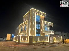 Luxury villa for sale in Al Helio 2, Ajman. Electricity and water included. Prime location directly