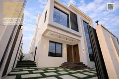 Luxury Villa for Sale in Al Zahia, Ajman – Ground, First, and Roof with a Modern Pool