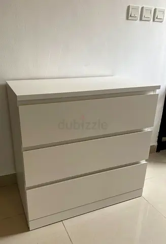 Ikea Malm Chest of 3 drawers