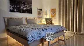 Monthly rent: a fully furnished studio including all bills, located in Al Jurf 3, behind the Police