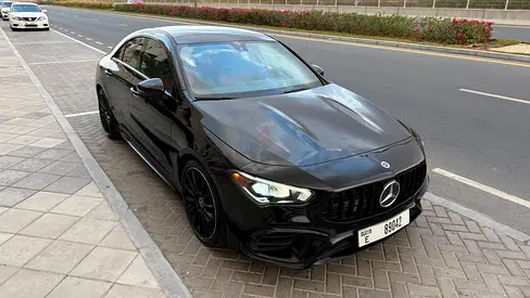 CLA original AMG night package and original red interior