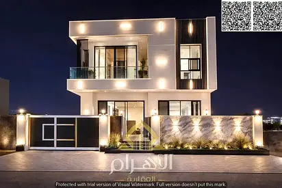 Residential and investment opportunity | Own a luxury villa in Al Yasmin, Ajman, behind the park | 5 bedrooms | Competitive price | 4000 sq ft