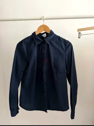 Laura Clement Dark Blue Shirt - UK8 / US6 / EU38