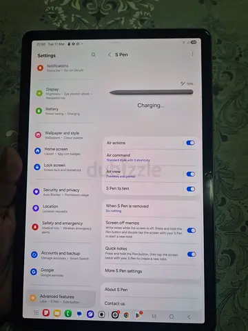 TDRA Samsung tab S9 (sim supported)