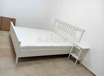 IKEA Hamness king bed frame with IKEA mattress is availabl