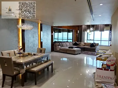 Luxury Apartment for Sale – Full Sea View 🌊 A unique opportunity to own a sophisticated three-bedroom apartment with a living room, featuring a spacious layout and luxurious modern design: