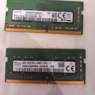 16GB (2x8GB) DDR4 Laptop RAM - 2400MHz (Samsung  SK Hynix)