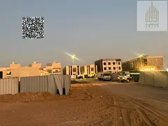 Commercial residential land G+35 in Al-Aamerah, directly on Mohammed Bin Zayed Road, Ajman. Freehold