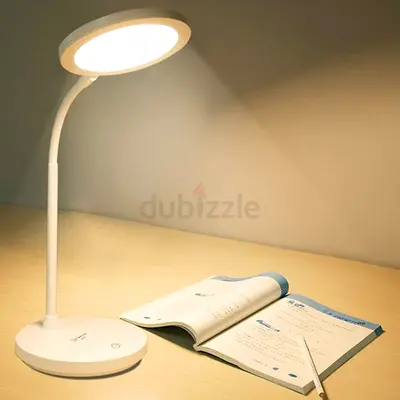 White LED Desk Lamp with Flexible Neck - Good Condition