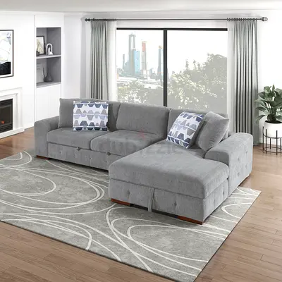 4 seater storage L shaped couch