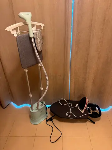 Iron, small iron table, steamer for sale (used) in JLT