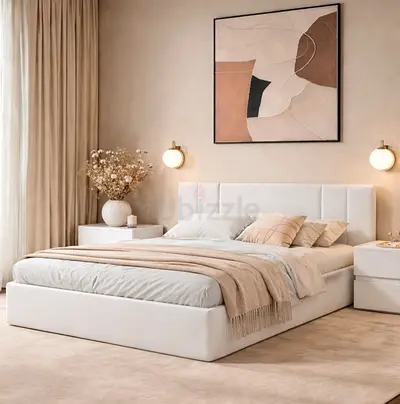 Elegant Brand new Queen bed including medical mattress Queen size bed storage good Quality